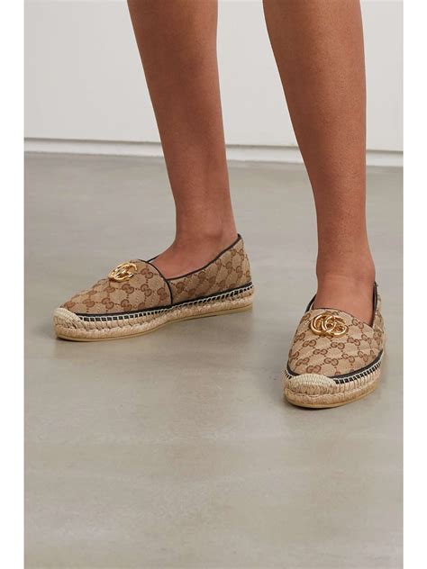 scarpe gucci coccodrillo|net a porter Gucci espadrilles.